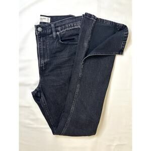 Abercrombie & Fitch women's The Skinny High Rise Muted Black size 26 size 2